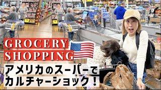 アメリカのスーパーで買出し！色々と文化が違いすぎる〔#1079〕