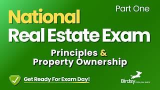  Pass the REAL ESTATE EXAM! Part 1 - Principles & Ownership