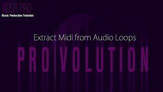 ADSR Pro Extracting Midi from Audio Loops and Samples and Creating Groove Quantize Tutorial Video