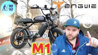 Engwe M1  Fully mit Motorrad Optik  Fatbike, ebike, Pedelec, 25 km/h, 250 Watt, eBike 2024 #engwe