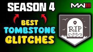  SOLO TOMBSTONE GLITCH in SEASON 4  - Schematics + Essence! - MW3 Zombies Tombstone Glitch