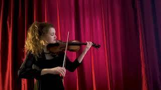 J.S. Bach: Sonata for Violin Solo No.1 in G minor - 4. Presto | Veronika Violin