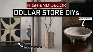 I MADE HIGH END DOLLAR DIY DECOR (4 easy ideas that *ACTUALLY* look expensive)