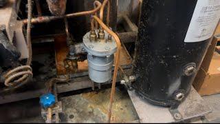 Supermarket Rack Oil Filter Replacement
