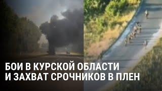 Бои в Курской области и захват российских срочников в плен что известно