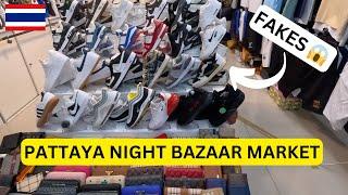 PATTAYA FAKE NIGHT BAZAAR MARKET IN PATTAYA THAILAND 