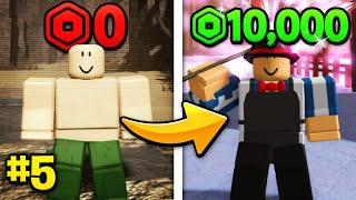 Noob To Godly With $10,000 Robux #5 Dungeon Quest