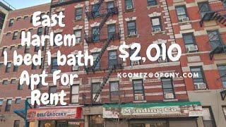 New York City Apartments/ E 126th St & 2nd Ave/ 1 bed 1 bath /$ 2,010