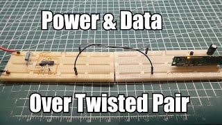 TwoWire Interface / Power And Data Over The Same Twisted Pair