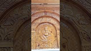 Deva shree Ganesha#ganesh#temple#god#hindu #architecture #wood #design #sanatan #ytshorts #shorts