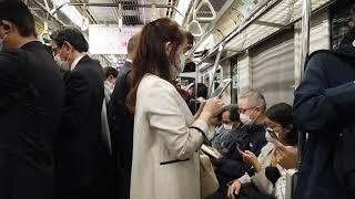 【4K】Tokyo Train Ride Tozai Line of Subway from Kayabachou  to Funabashi