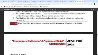 BCOE 143 : IMPORTANT QUESTIONS & ANSWERS (EXAM SPECIFIC NOTES) FOR JUNE TEE 2025