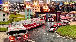 RC Feuerwehrauto im Einsatz,  FIRE TRUCK IN ACTION