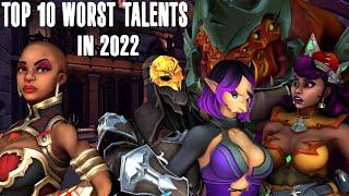 Top 10 Worst Talents in Paladins in 2022