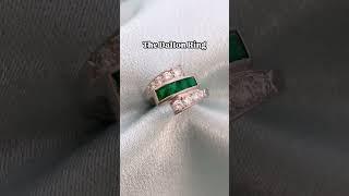 Which ring do you love?#diamondring #engagementring #green #emerald #emeraldring #diamond #ring