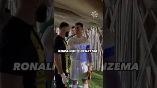 Cristiano Ronaldo and Karim Benzema reunited again  #soccer