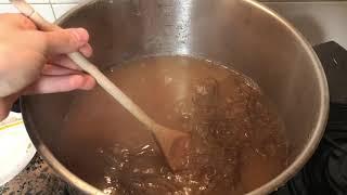 Brewing a gruit beer (hop-free) using thyme (step by step in 10 min)