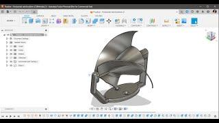 Horizontal Axis Wind Turbine - designed in fusion 360 - Surface & Solid modelling