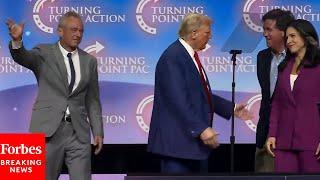 BREAKING NEWS: RFK Jr., Tulsi Gabbard, And Tucker Carlson Join Trump On Stage At Georgia Event