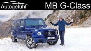 Mercedes G-Class FULL REVIEW onroad vs gravel vs snow :o) 2020 all-new G350d Wagon - Autogefühl