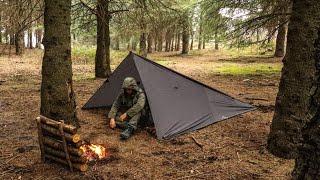 Best Tarp Set up for Survival Bushcraft Camping