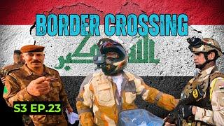 7 Hours of Chaos at Iraq Border Crossing! | MotoVlog | Middle East Motorcycle Tour S3-EP.23