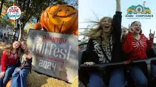 Phantom Fall Fest (Part 2) Lake Compounce Halloween Mazes + Rides / Mars Rose & Abigail Zoe Lewis