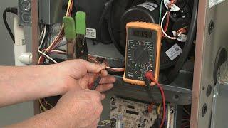 Furnace Draft Inducer Motor Voltage Testing