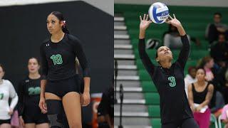 UAM Volleyball: Postgame Interview w/ Mia Smalls & Holiday Ellis (vs. Southern Nazarene)