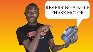 How to reverse single phase motor direction