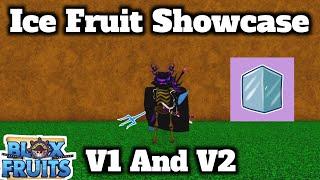 Blox Fruits Ice Fruit Showcase Awakened And Unawakend (ROBLOX)