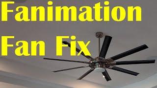 Fanimation Slinger Ceiling Fan Remote Repair DIY