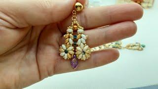 Diy video tutorial  ,,ARINA,, #orecchini #earrings #superduo