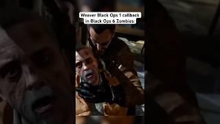 Did you notice this Weaver voice line in BO6 Zombies?