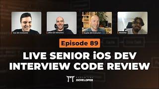 How to crack the Senior iOS Dev interview: Test project review & preparation | Live Dev Mentoring