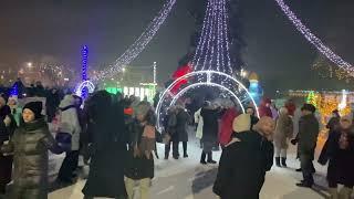 Открытие новогоднего городка в Талице - как это было