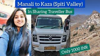 Manali to Kaza ( Spiti Valley ) in October 2021 | Only 1000 rupees | Complete Guide by Heena Bhatia