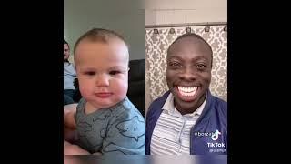 "White Smile Borzah" making babies smile