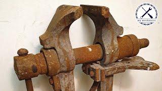 Huge Rusty Leg Vice - Perfect Restoration