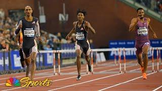 Brazil's Alison Dos Santos cruises to 400m hurdles victory at Diamond League Brussels | NBC Sports