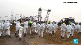 Climate activists take over village in Germany to stop coal extraction • FRANCE 24 English