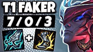 T1 Faker Yone vs Tristana [ MID ] Patch 14.18 Korea Grandmaster 