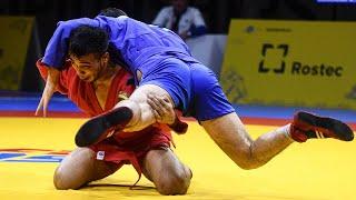 SAMBO. RAKHMONOV (UZB) vs GRIGORIAN (RUS). World Championships 2019 in Korea. Final