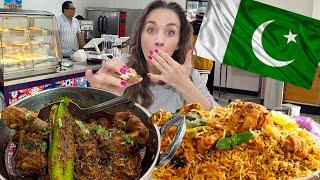 American Girl Tries PAKISTANI FOOD!! | It's NOTHING like INDIAN FOOD!