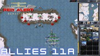 Command & Conquer Red Alert Remastered - Allied Mission 11A - NAVAL SUPREMACY NORTH (Hard)