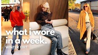 WHAT I WORE IN A WEEK WINTER | EVERYDAY OUTFIT IDEAS AND A FEW TRY ON'S IN STORE