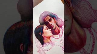 Painting Love ️ #artshorts #artvideos