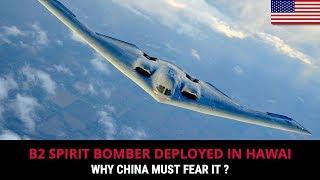 AMERICAN B2 SPIRIT STEALTH BOMBER NOW WITHIN STRIKING DISTANCE OF CHINA
