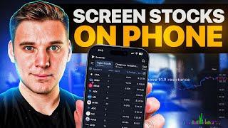 Screen Stocks FASTER than EVER on Your Phone with Deepvue Mobile Screener!