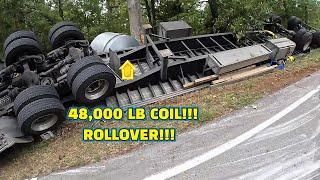 TATOR V.S. 48,000 LB COIL!!! ROLLOVER SEMI!!! HAS TATOR FINALLY MET ITS MATCH?